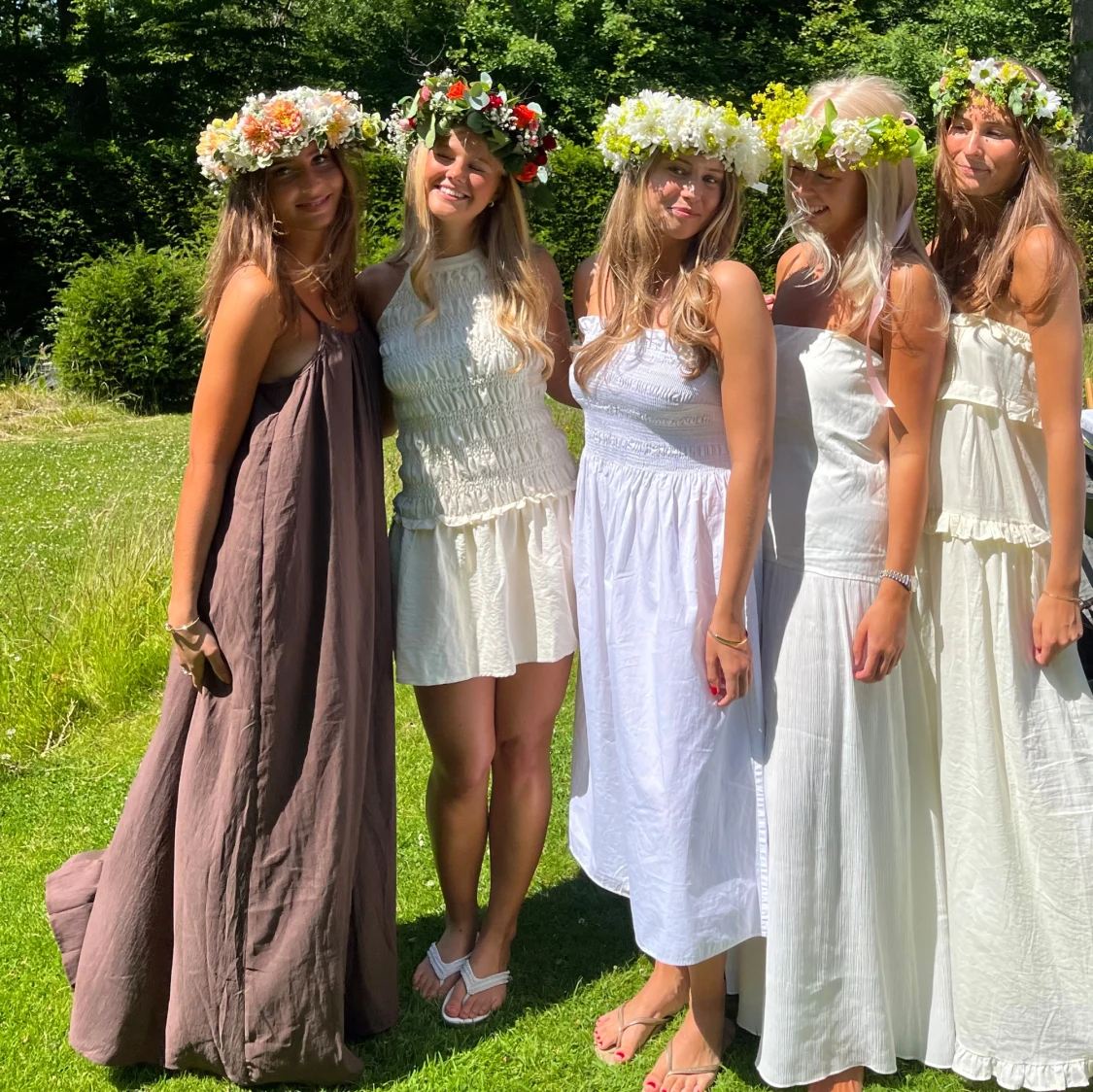 Brun långklänning - 2