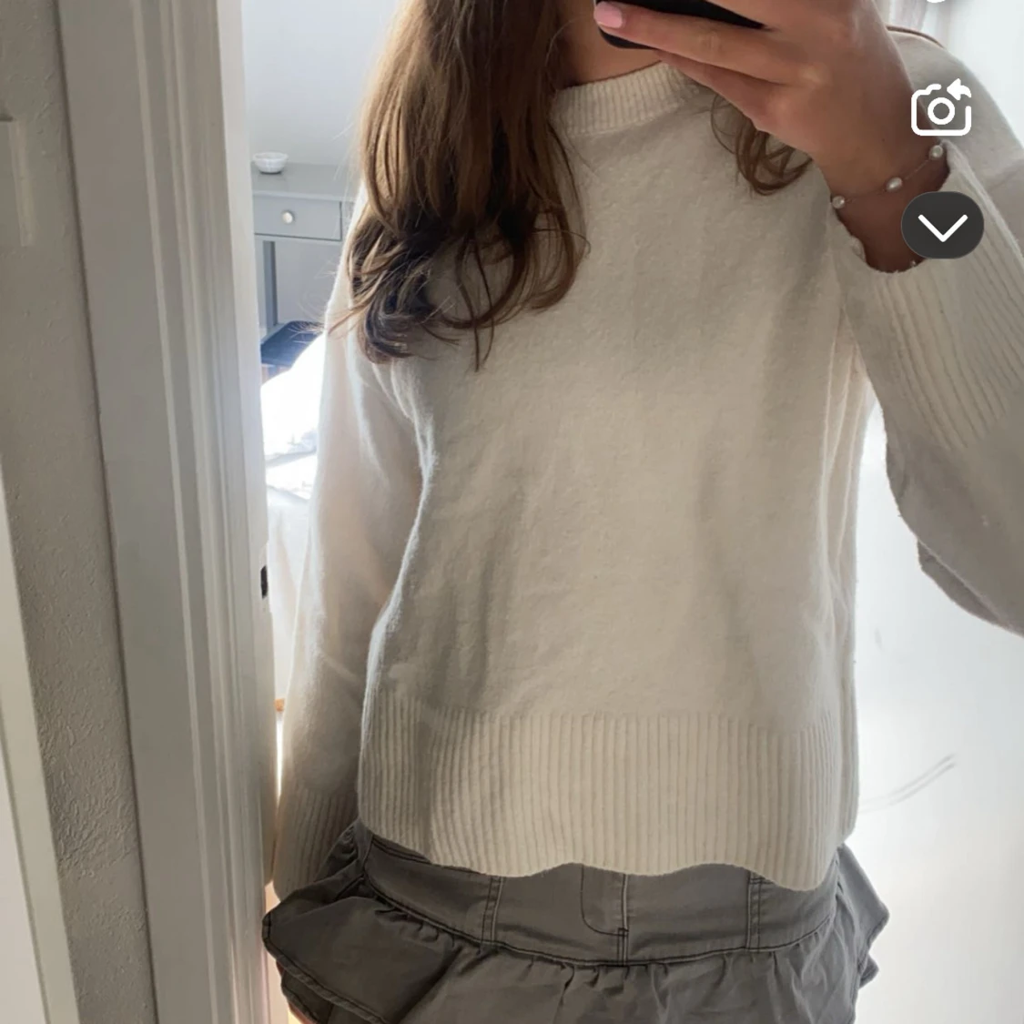 Vit stickad tröja från & Other Stories - 2