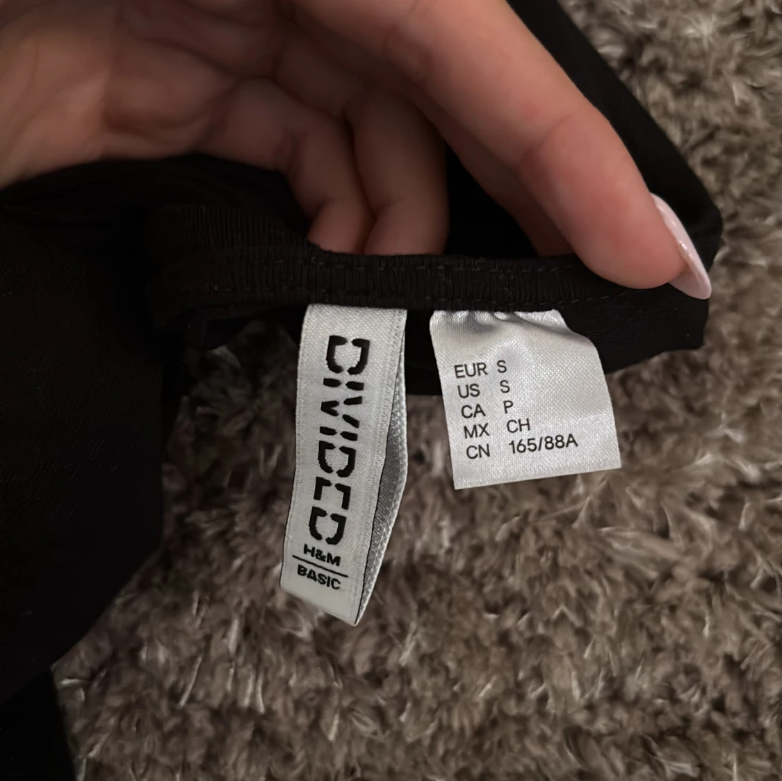 Svart body från H&M Divided, S - 2