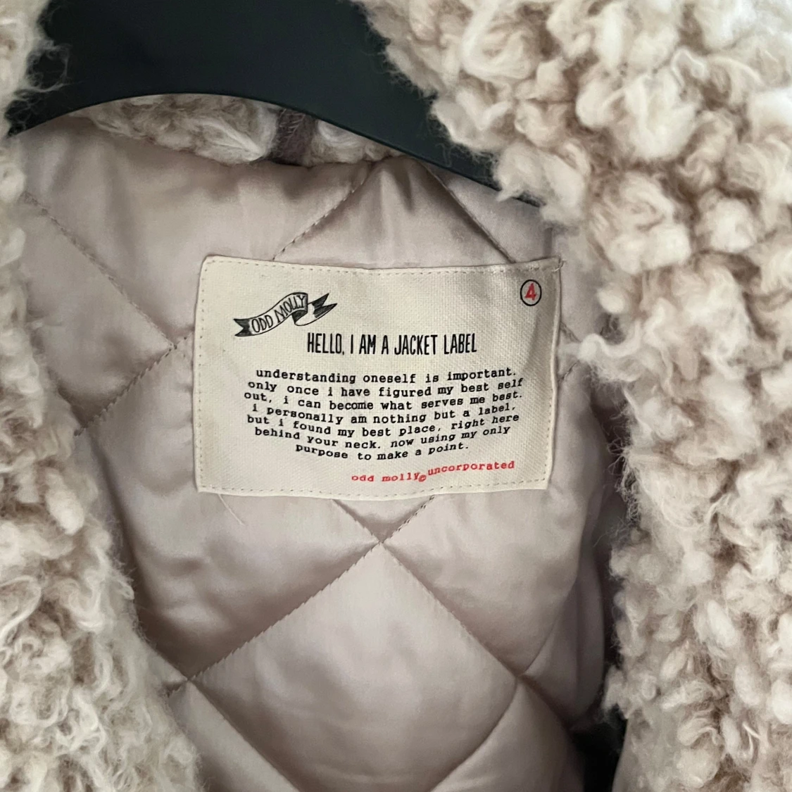 Beige teddyjacka från Odd Molly - 3