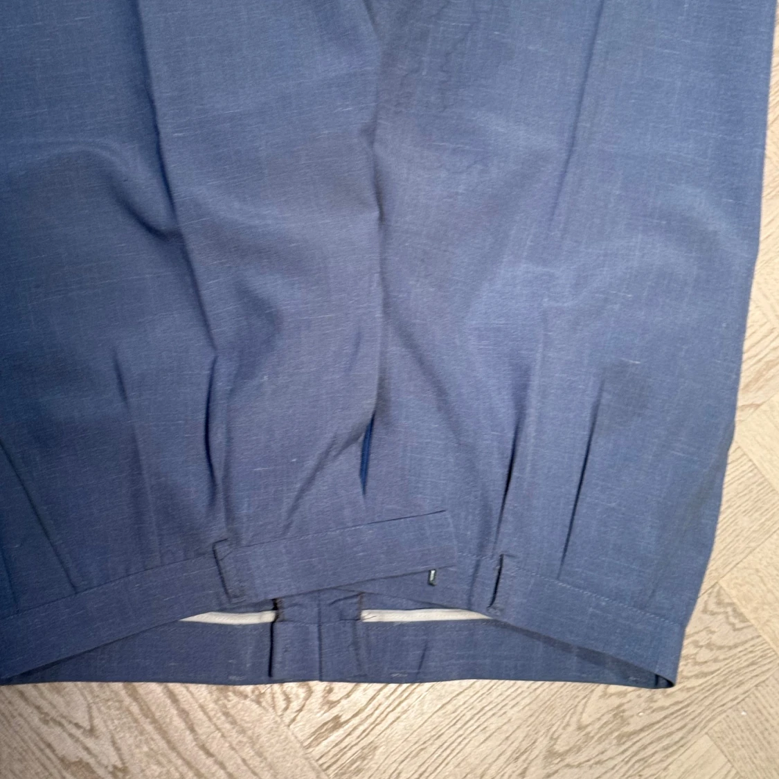 Ljusblå linnebyxor - 2