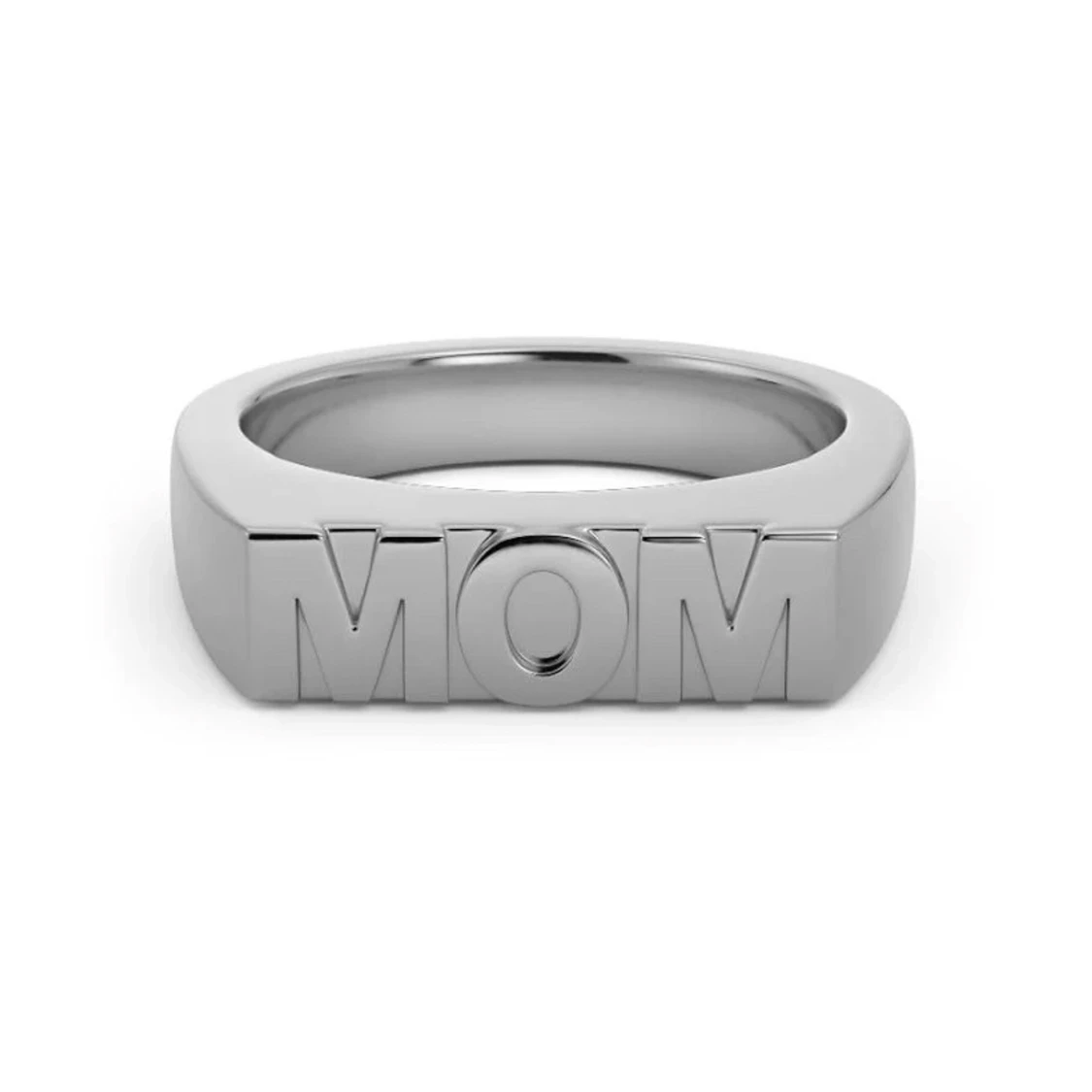 Edblad Silverring med texten MOM - 1