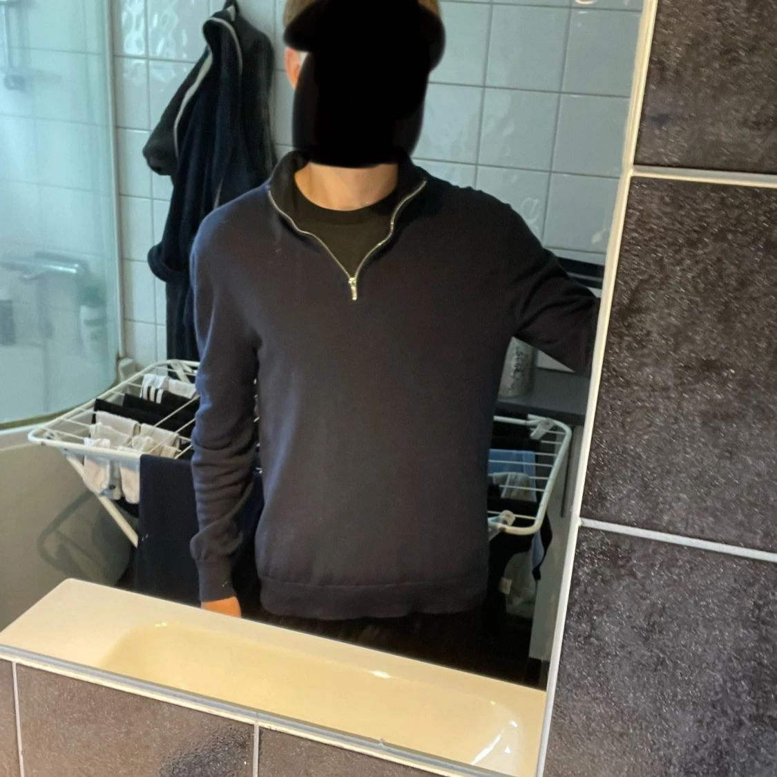 Half zip tröja från Bläck - 1