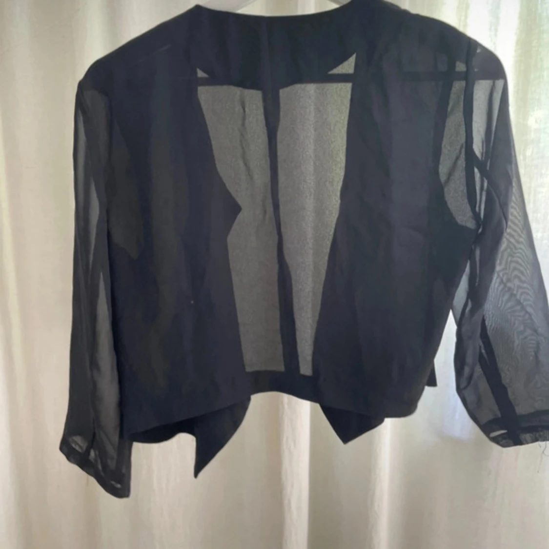 Svart transparent overshirt från Vila - 1