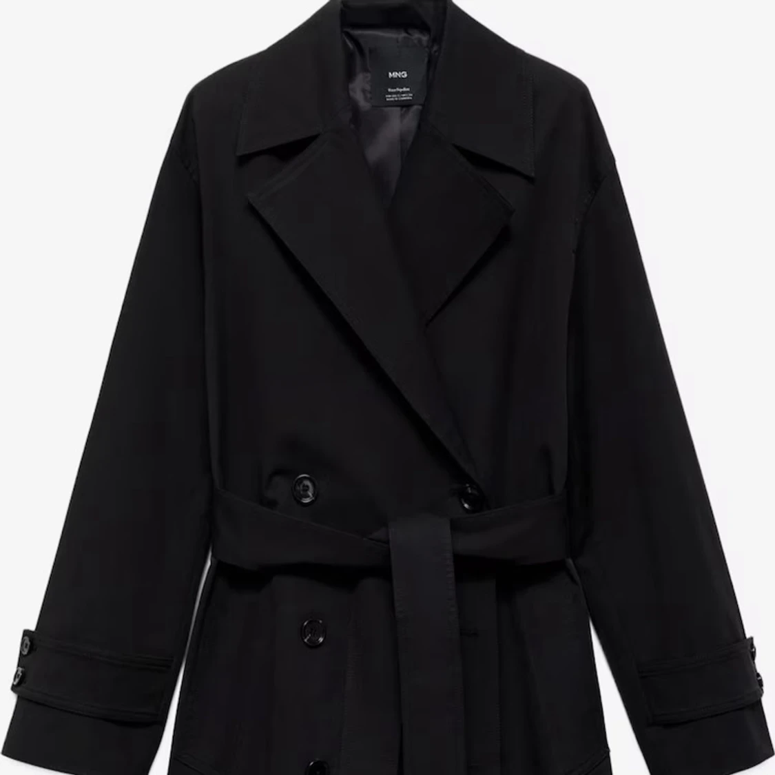 Svart trenchcoat från Mango - 2