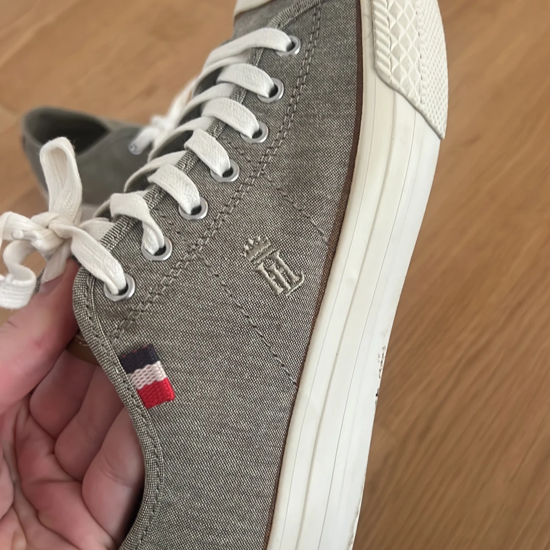 Grå sneakers från Gant i bomull - 3