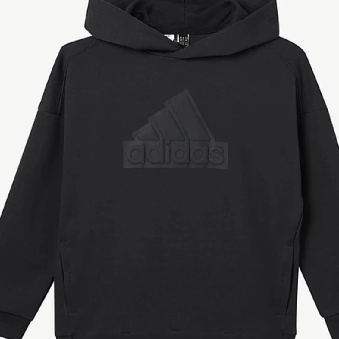 Svart Adidas hoodie med logga - 2