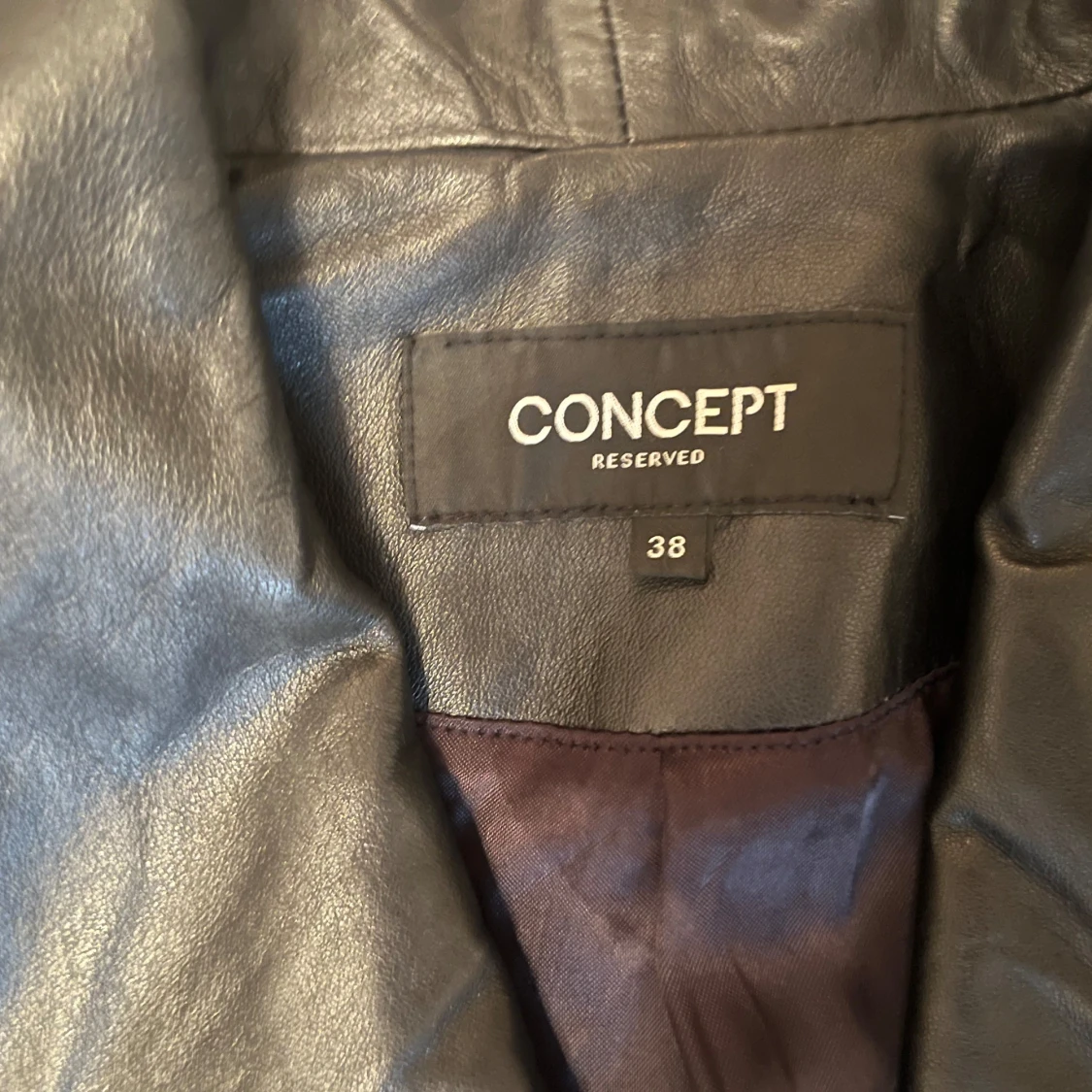 Svart skinnjacka från Concept Reserved - 1