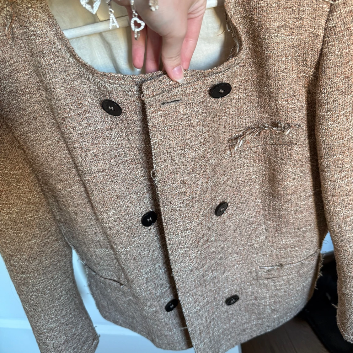 Beige/brun kavaj från Vanilia - 1