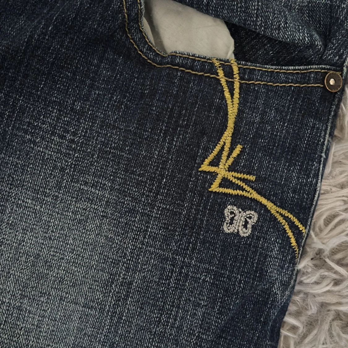 Gallop bootcut jeans med brodyr - 1