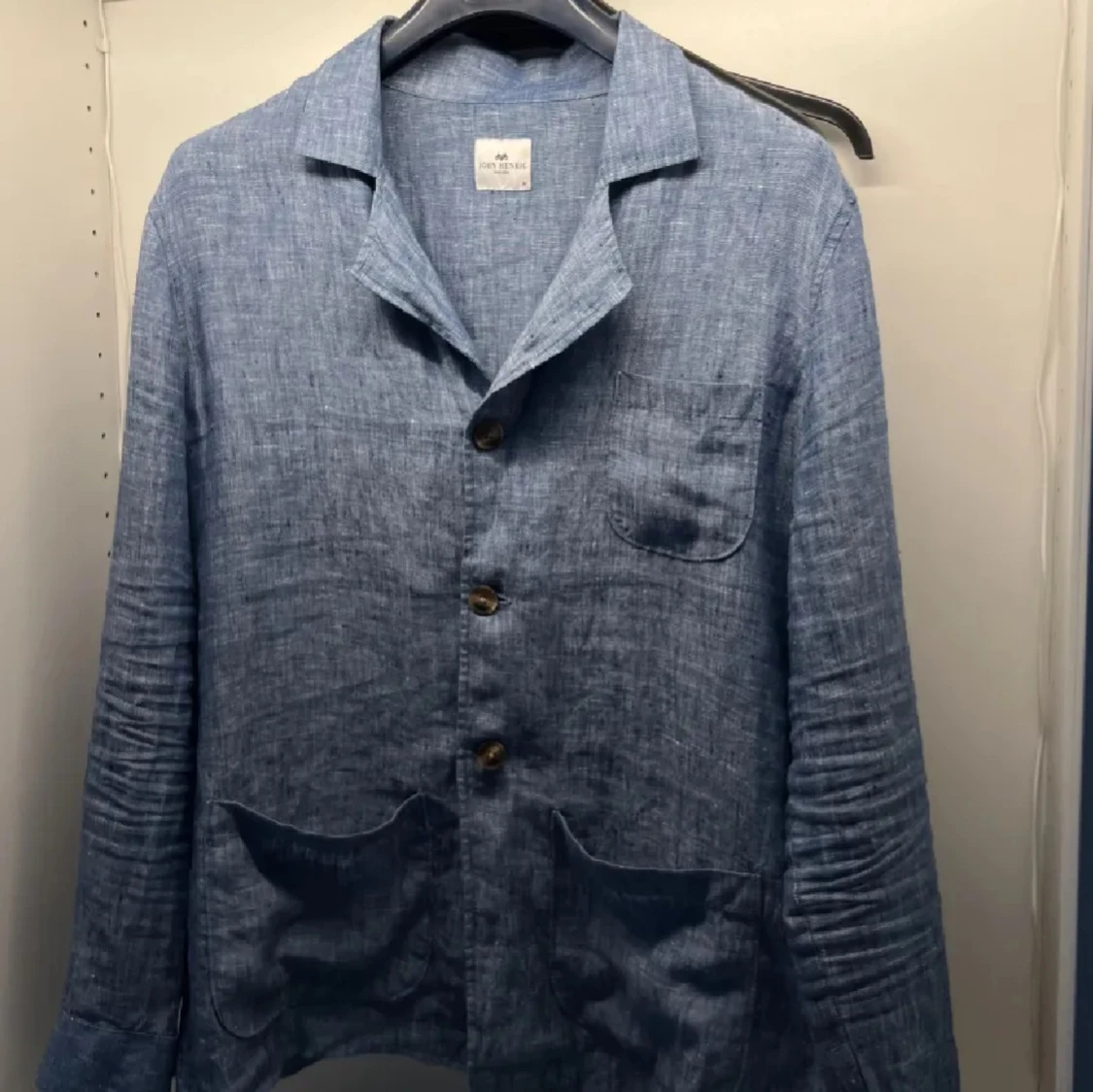 Blå linnékavaj från John Henric - 2