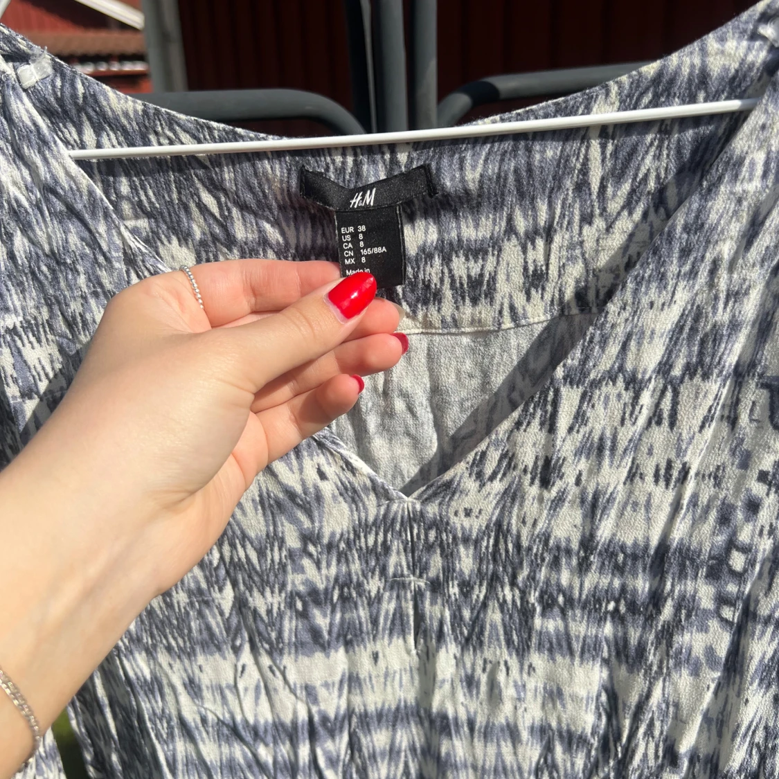 Mönstrad klänning från H&M - 2