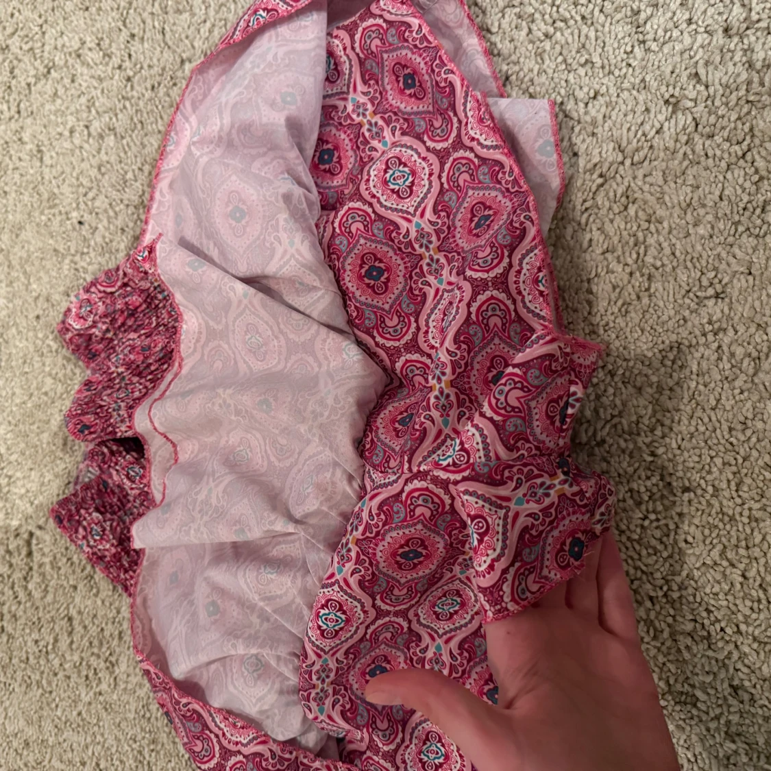 Rosa mönstrad volangkjol från MEET x TIGER - 4