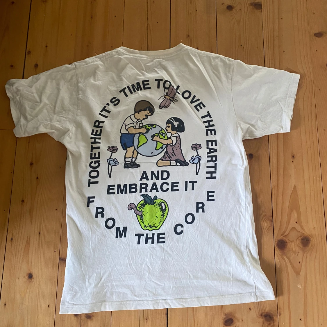 Vit t-shirt från Vans med tryck - 1