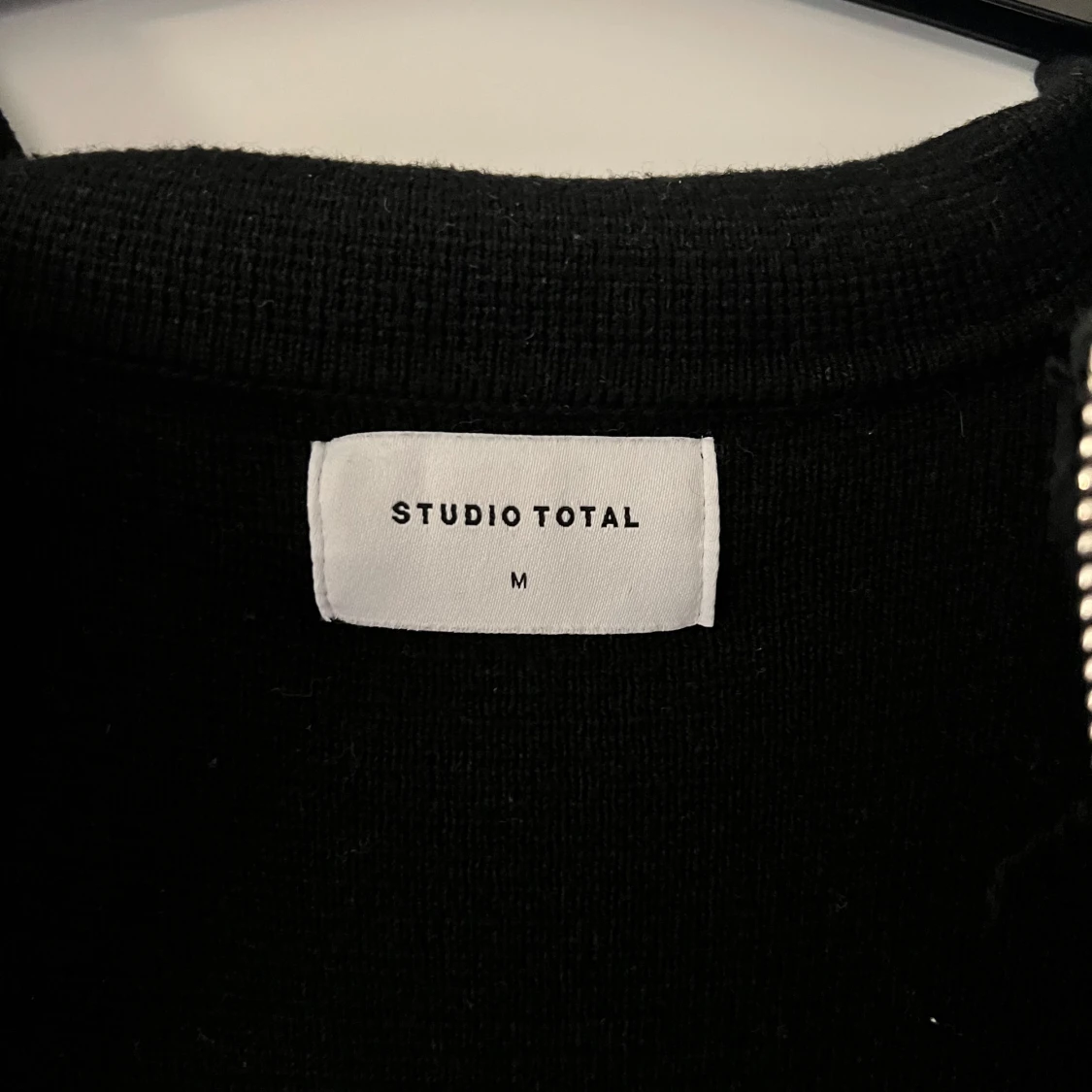 Svart stickad overshirt Studio Total - 3