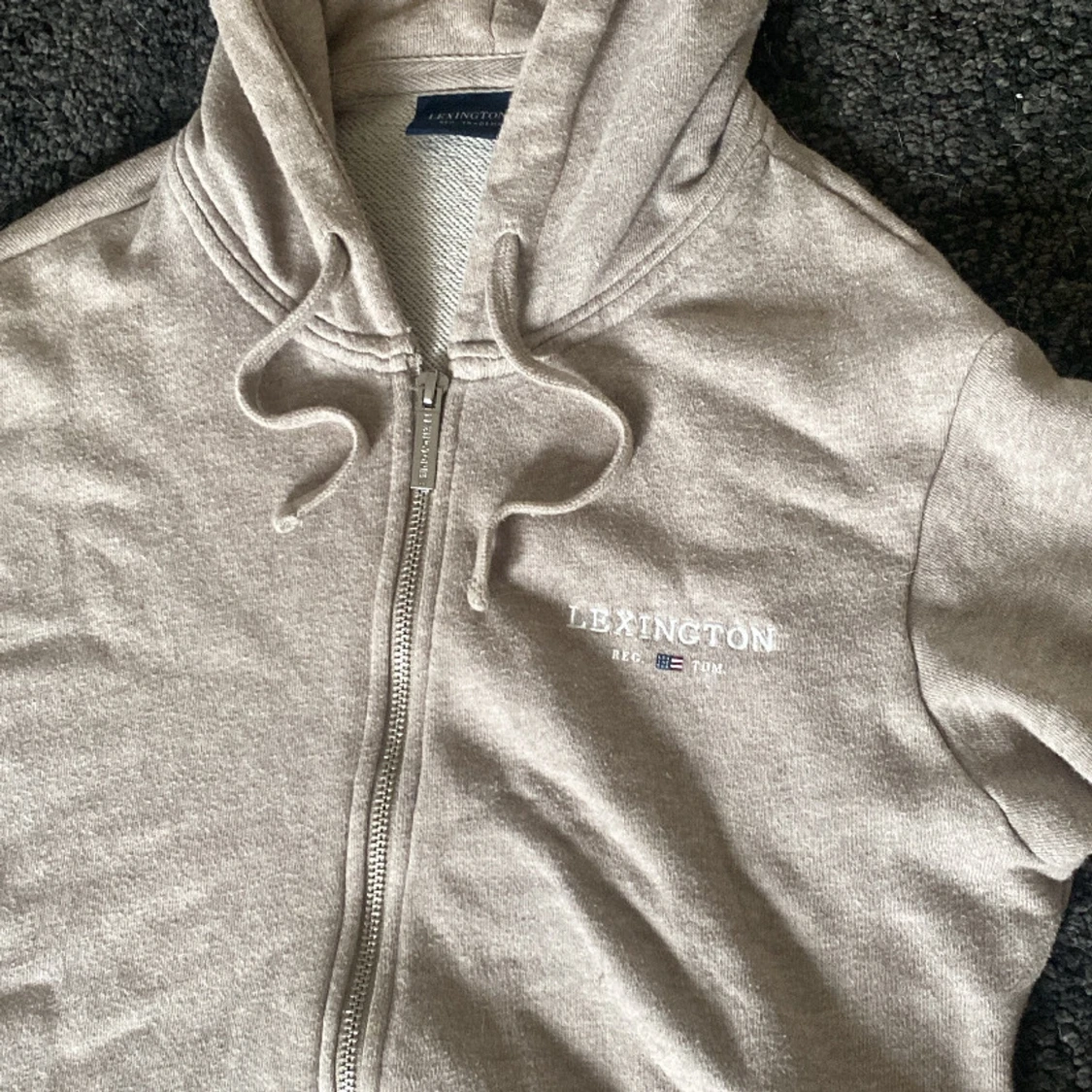 Bomull mix hoodie - 1