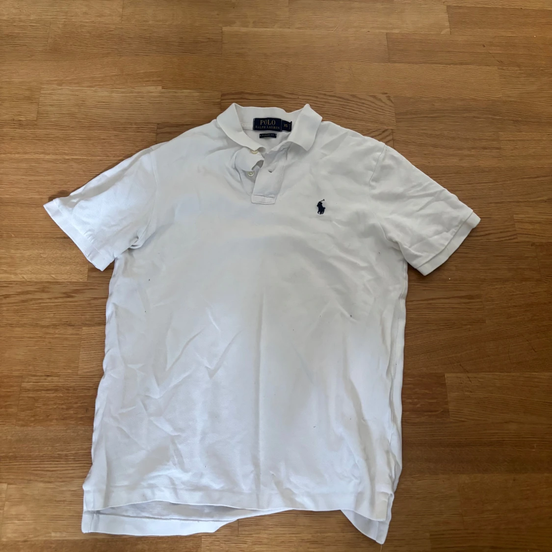 Vit pikétröja från Polo Ralph Lauren XS