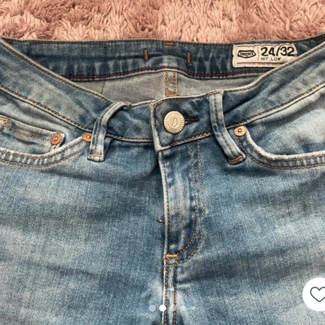 Bootcut jeans från Crocker, ljusblå - 2