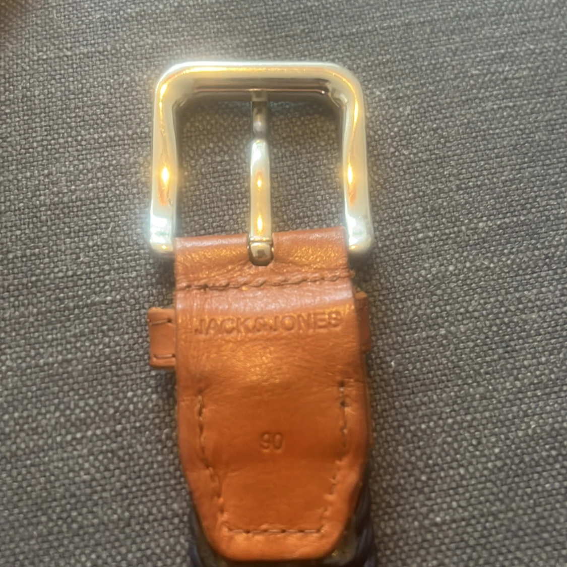 Mörkblå flätat bälte från Jack & Jones - 2