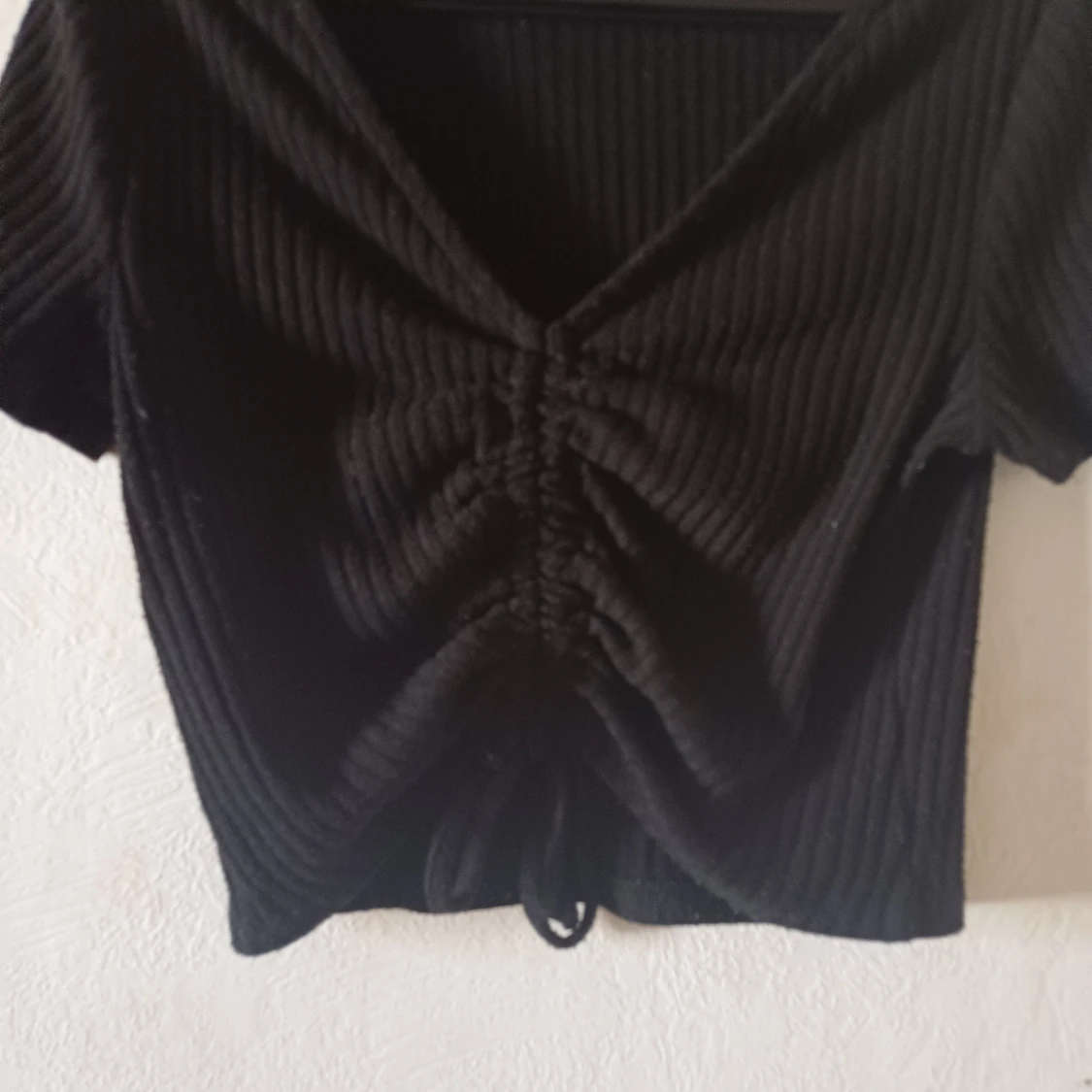 Svart ribbad topp från FB Sister - 4