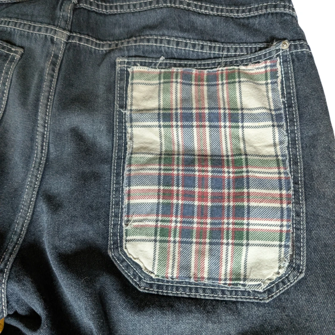 Mörkblå Baggy Jeans - 2