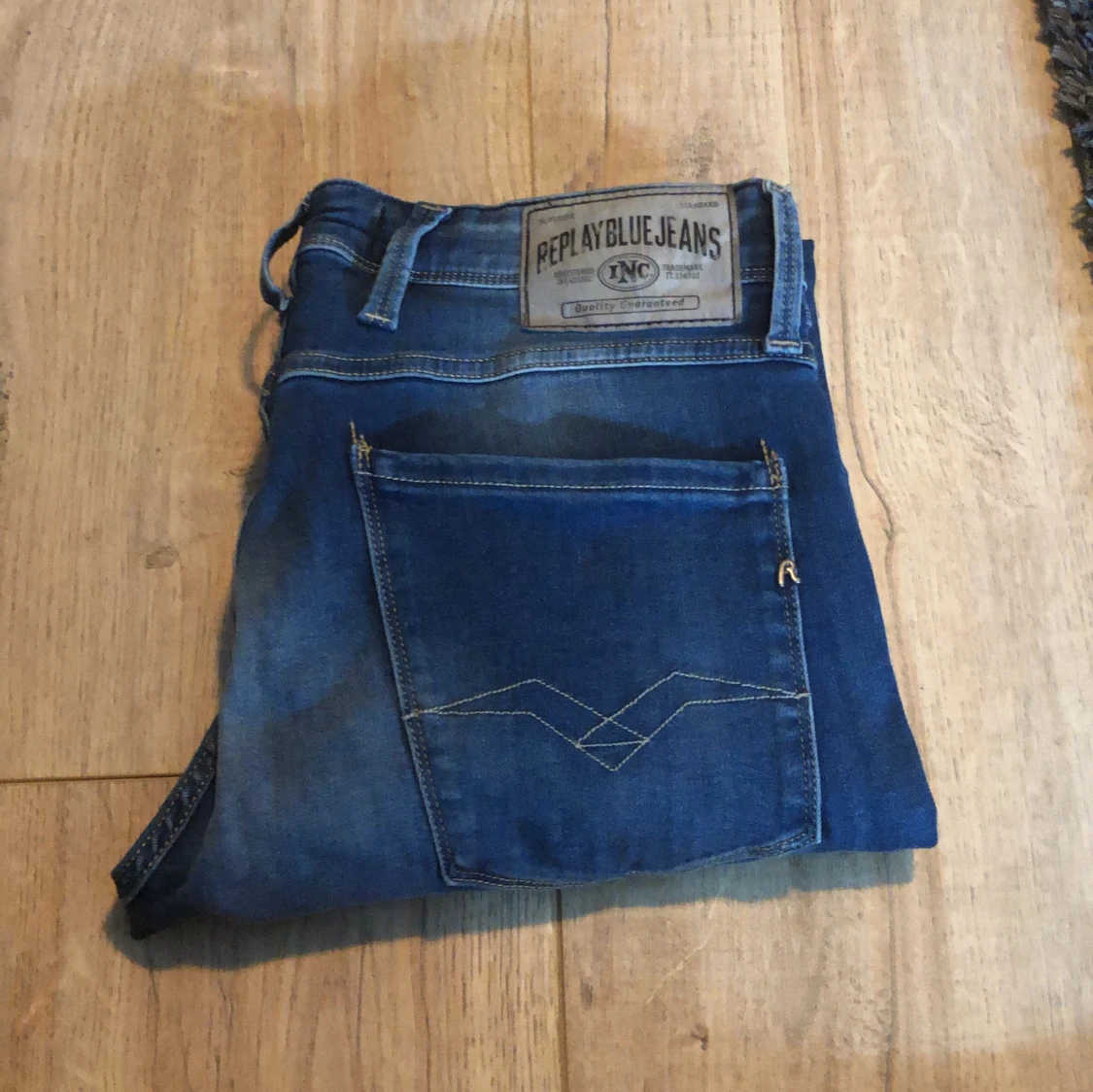 Blå Replay jeans skinny fit