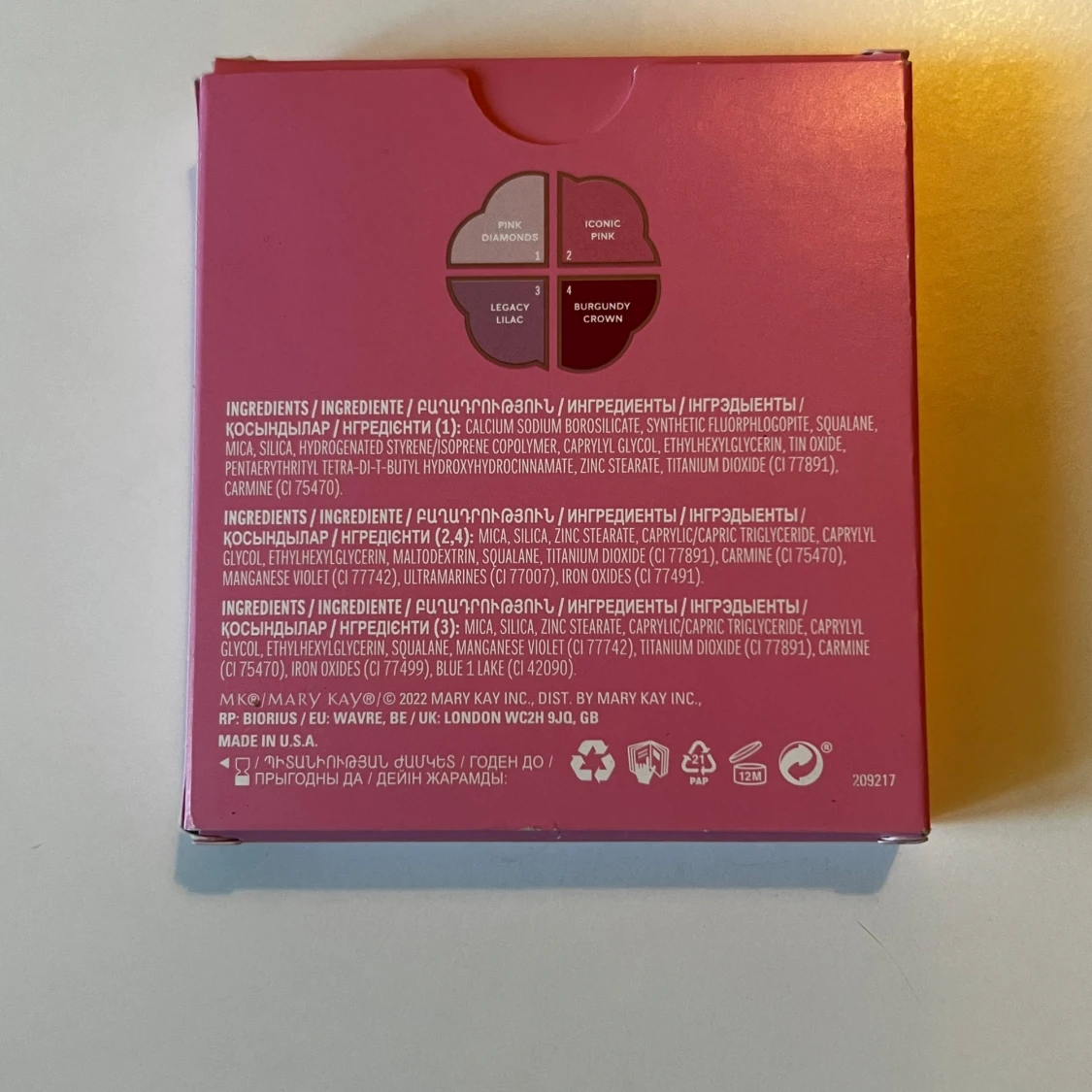 Mary Kay 60th Anniversary ögonskuggspalett - 1