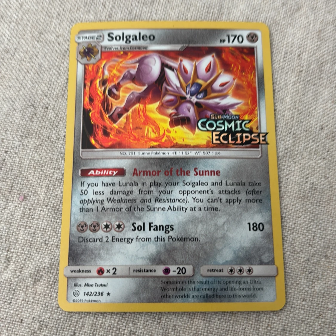 Solgaleo (Cosmic Eclipse 142/236)