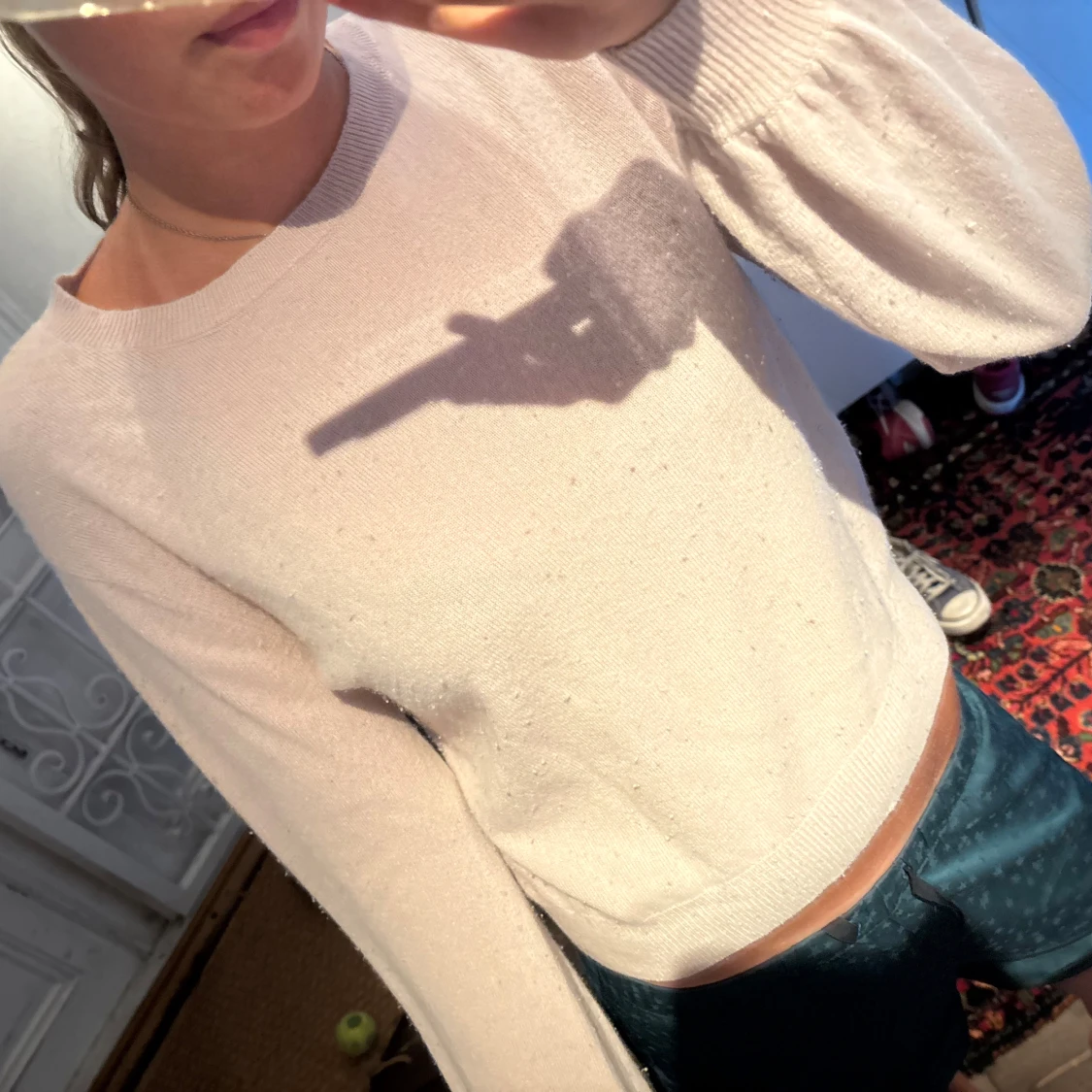 Ljusrosa kashmirtröja från Lisa Yang