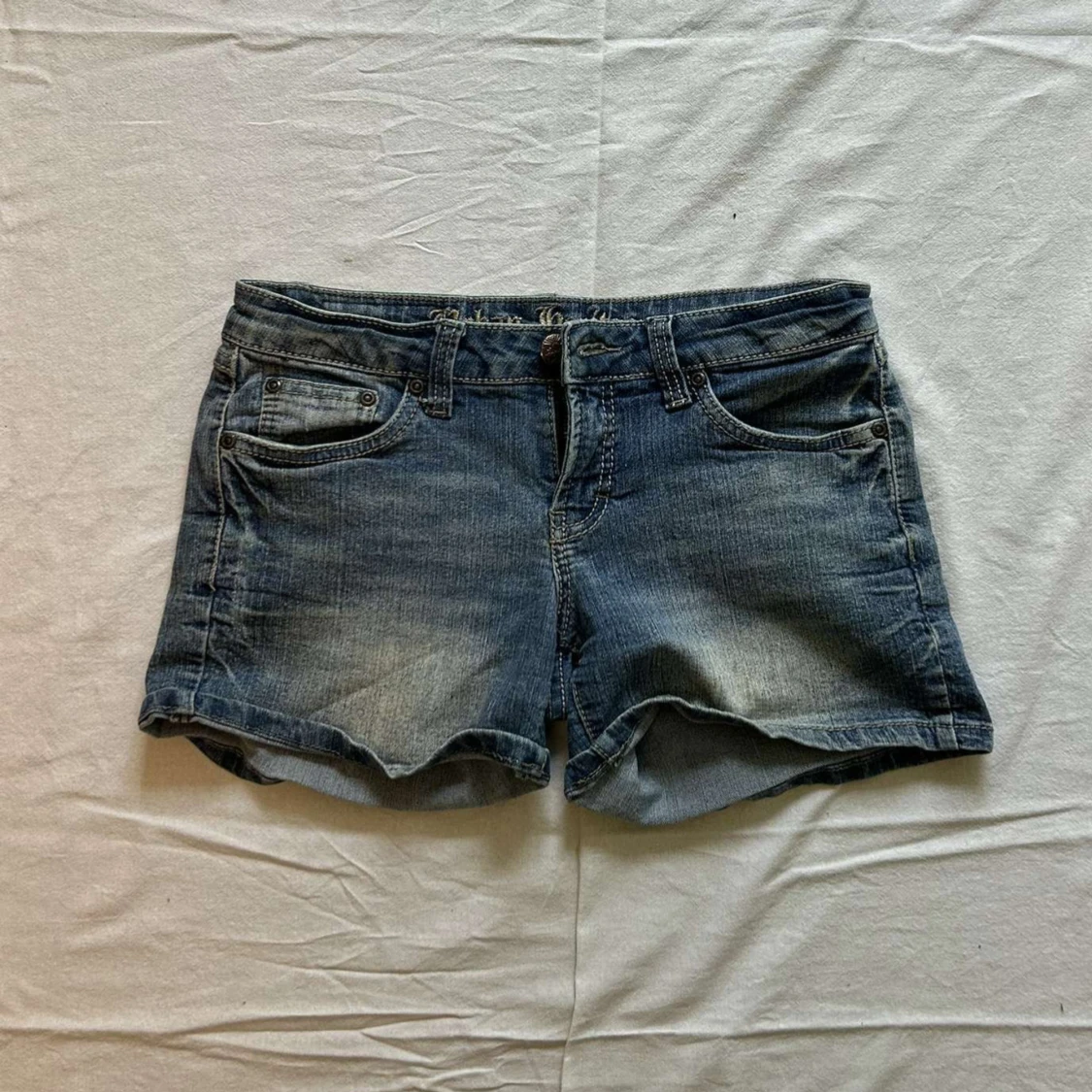 Blå jeansshorts  - 3