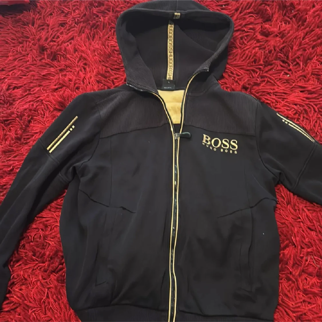 Svart hoodiejacka från Hugo Boss - 2