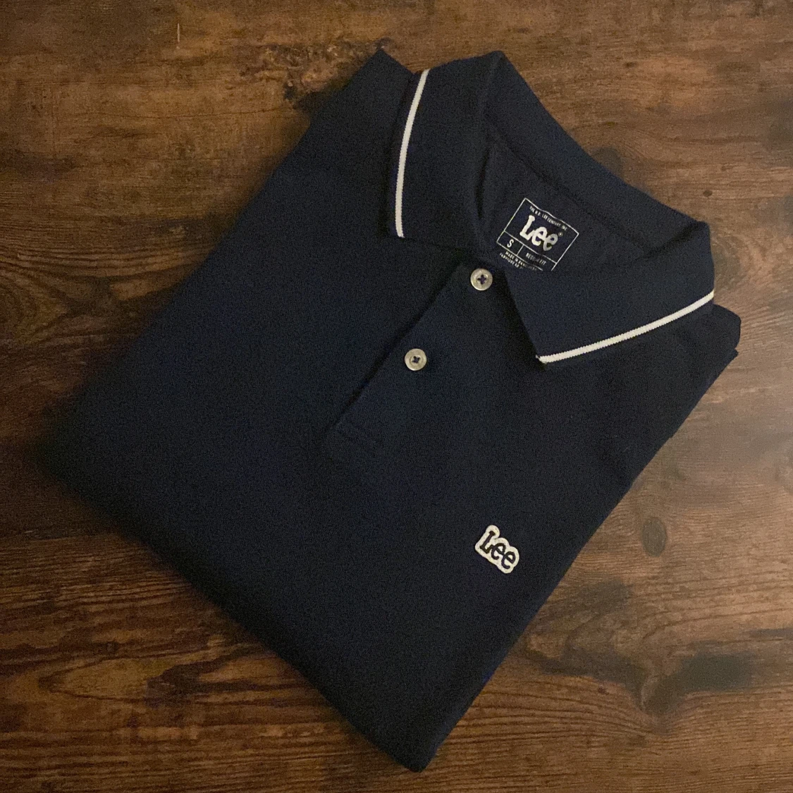 Lee-långärmade piké