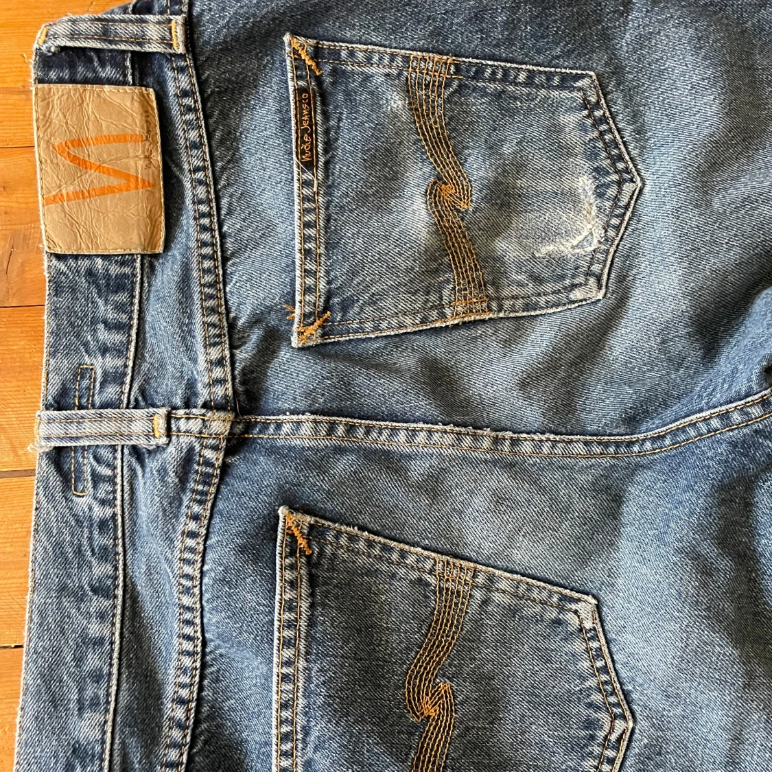 Blåa Nudie jeans - 2