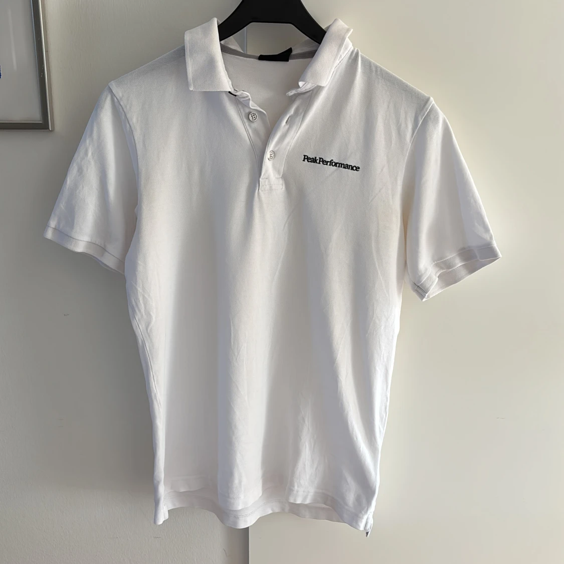 Vit pikétröja Peak Performance S - 4