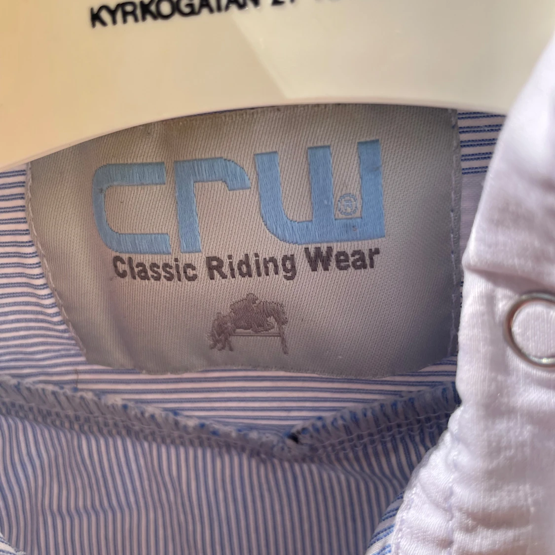 Randig ridinspirerad skjorta från CRW - 2