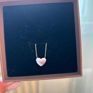 Silverhalsband med hjärthänge - Säljer mitt halsband från Edblad i gott skick🥰