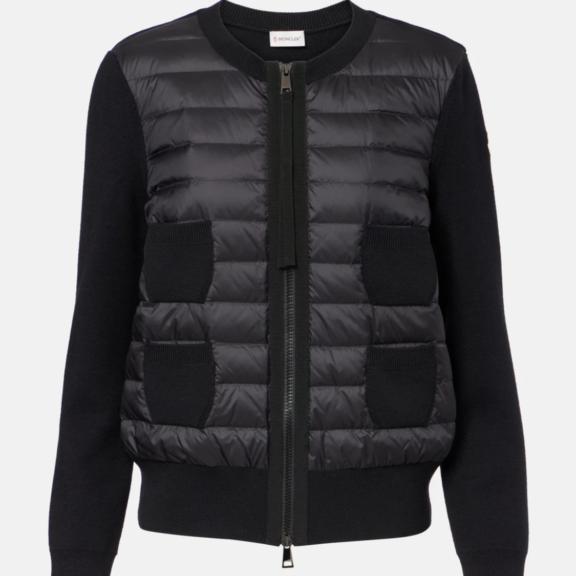 Svart pufferjacka från Moncler