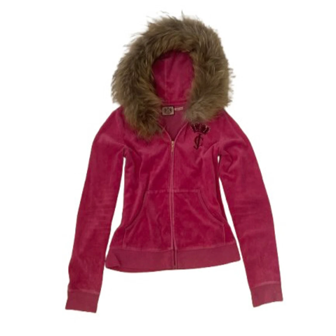 Fur zip up, juicy couture, XS/M