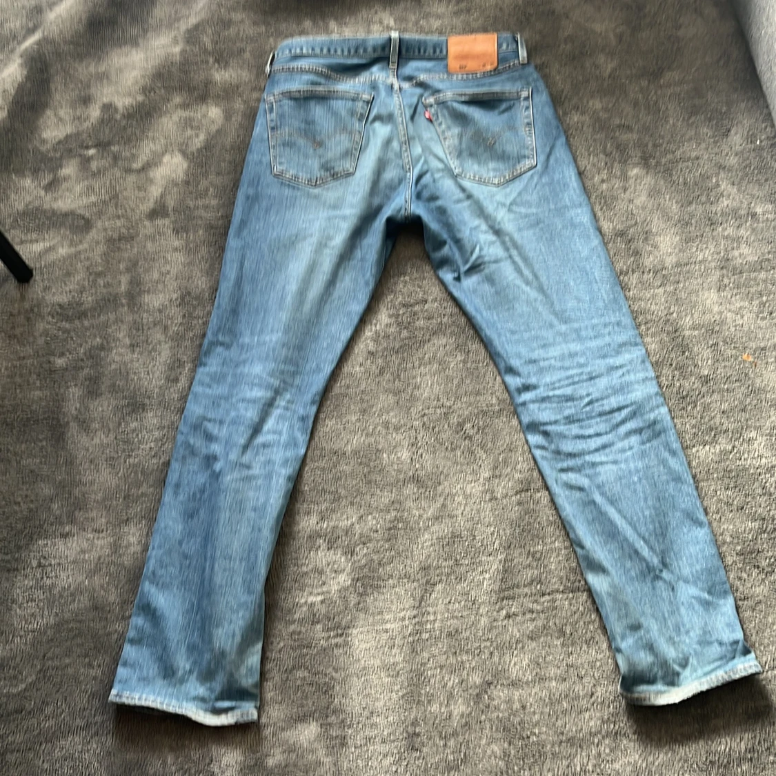 Levis 501 jeans i blå denim - 1