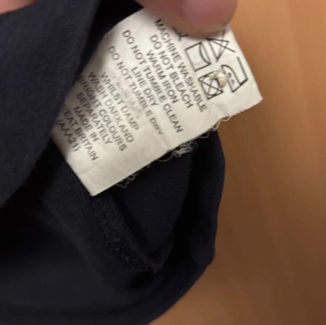 Mörkblå kortärmad t-shirt från Burberry - 4