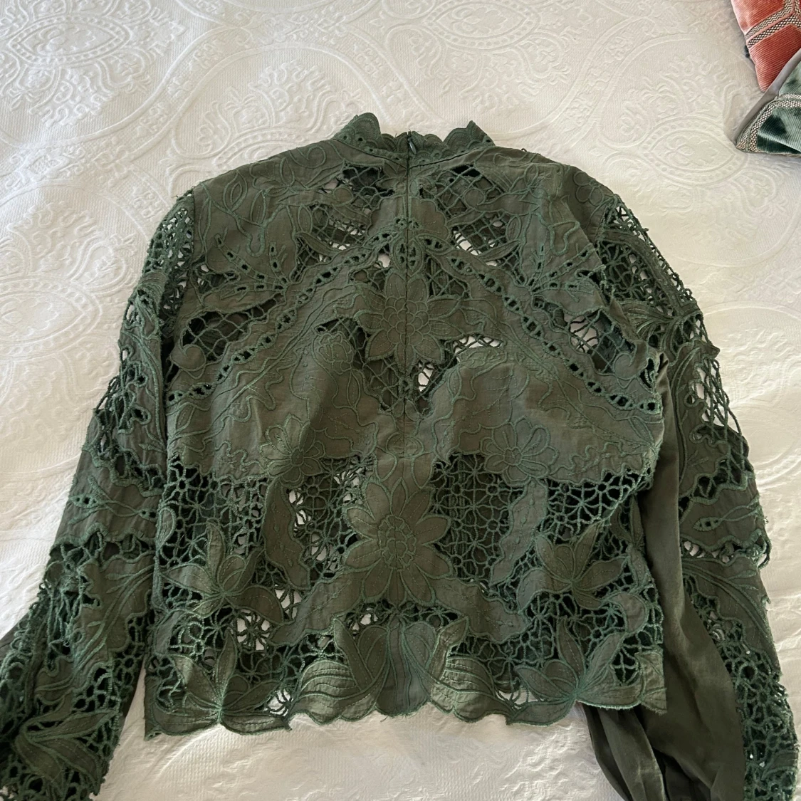 Grön spetsblus - 2