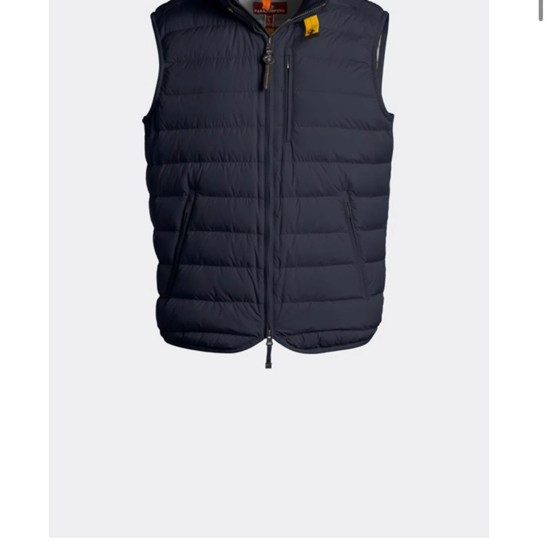 Mörkblå dunväst med dragkedja - 1