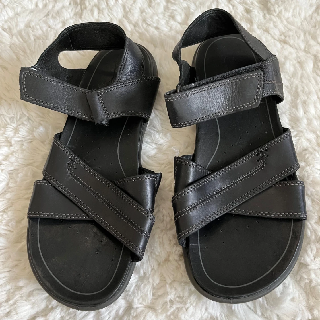 Svarta sandaler från Ecco  - 1