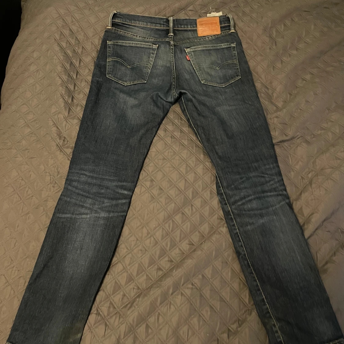 Levis 501 jeans i blå denim - 1