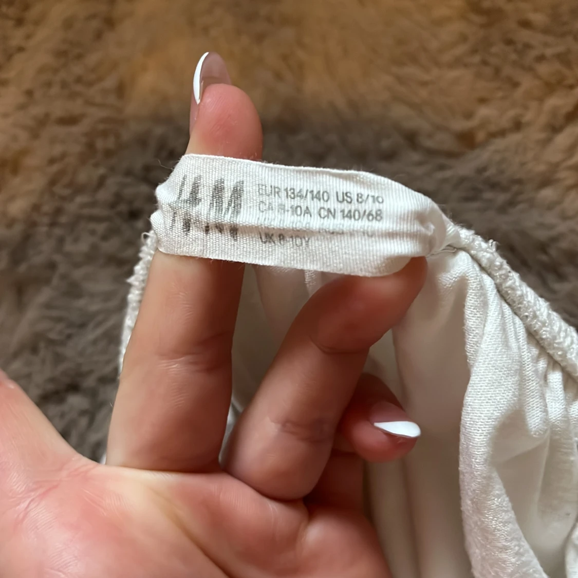 Vit blus-linne från HM - 1