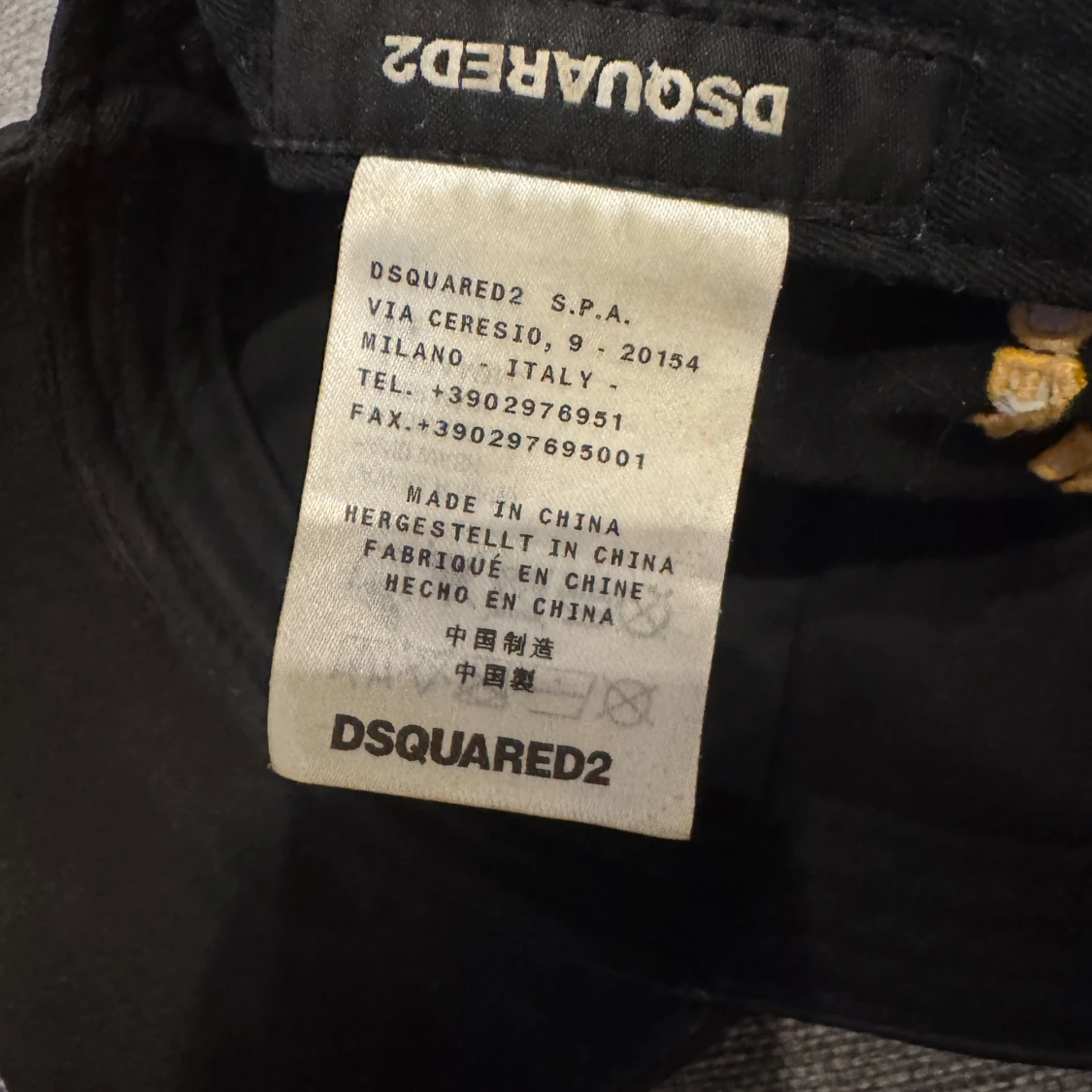 Svart keps från Dsquared2 - 2