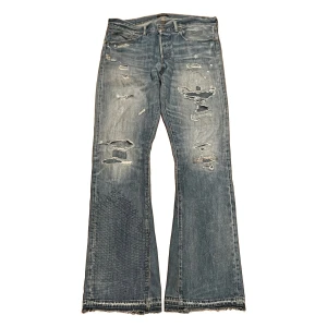 Ralph Lauren remade denim - Omsydda med flare, många vackra distressings o fades