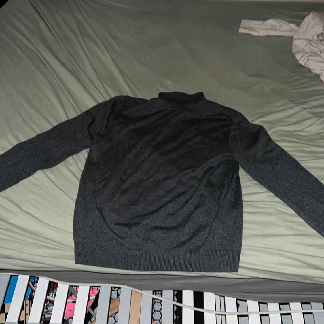 Mörkgrå merino polotröja These Glory Days - 2