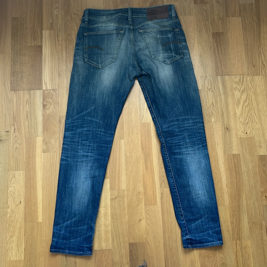 Blå G-Star raw  jeans med slitningar W29 L32 - 1