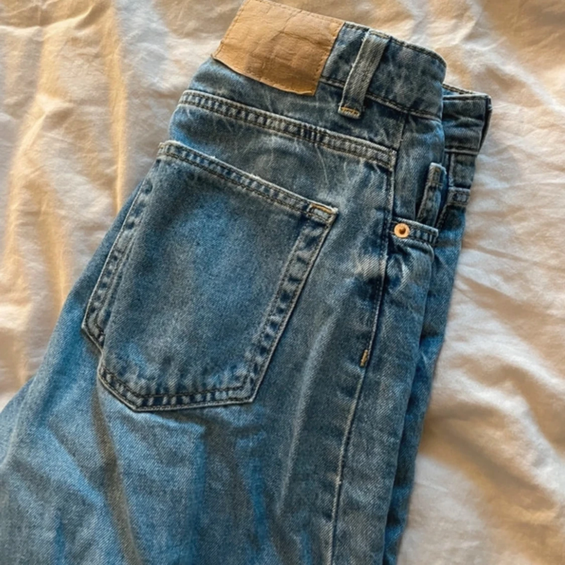 Wide jeans från H&M Divided, ljusblå - 2